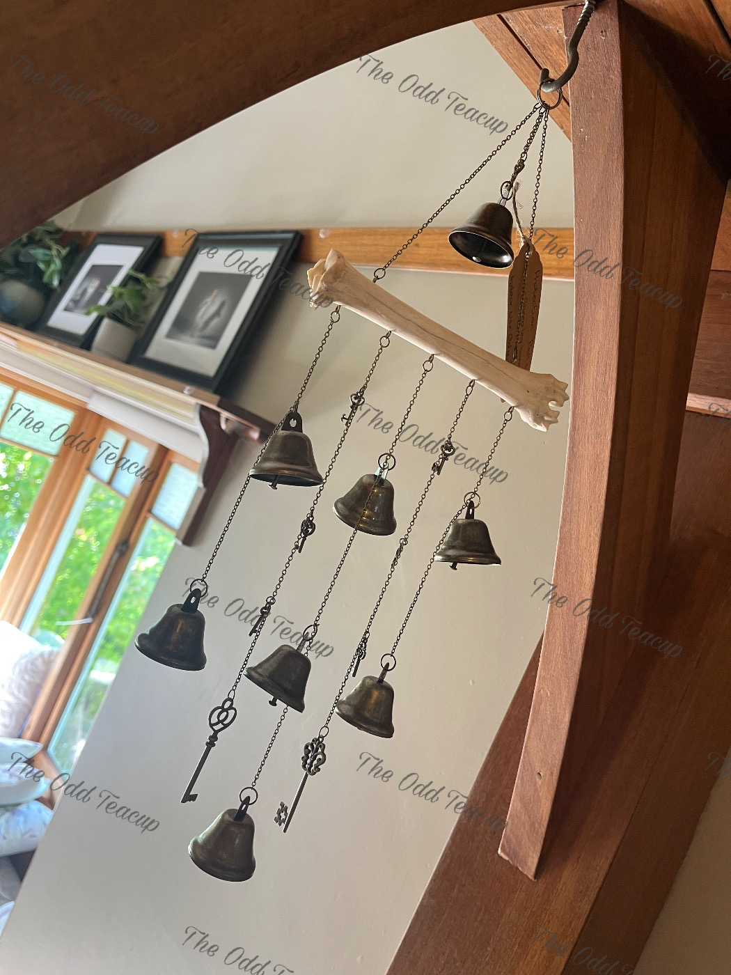 Protection Bells with Sheep’s Leg Bone