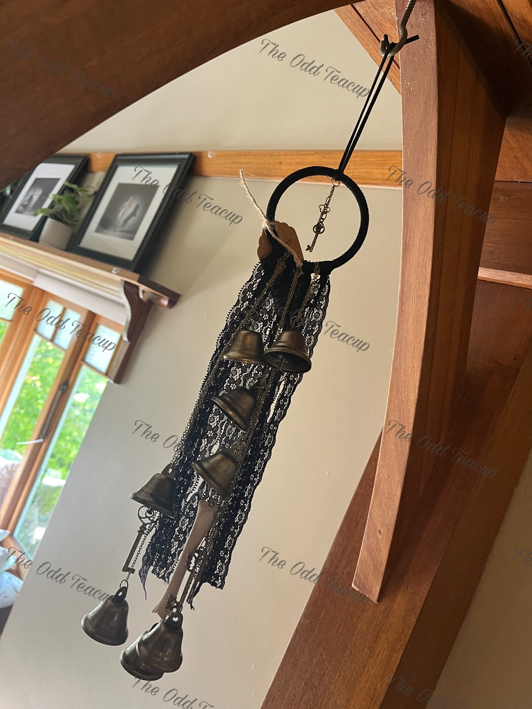 Protection Bells with Sheep leg bone